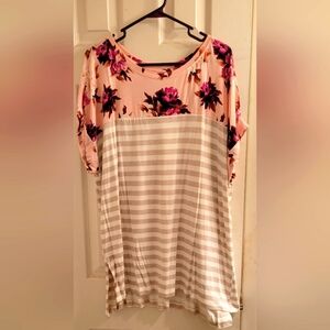 LuLaRoe Leah Blouse XL